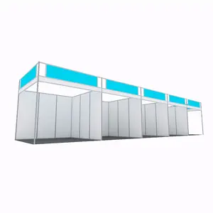 10x10ft moderno padrão de comércio mostram cabine da exposição para a exposição