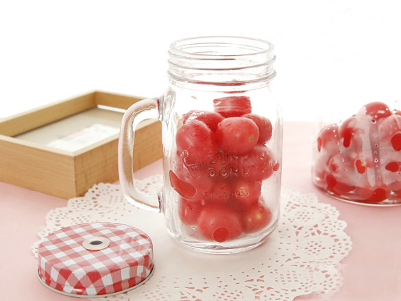Mason Food Glass Jar Juice Coffee Tea Glass Jar With Lid OEM Welcome Storage Jar