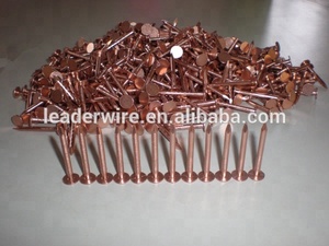 2.5x50mm halka/vida yüksek kaliteli bakır gevşek arduvaz çivileri Alu çivi bobin çivi - Product Image 4