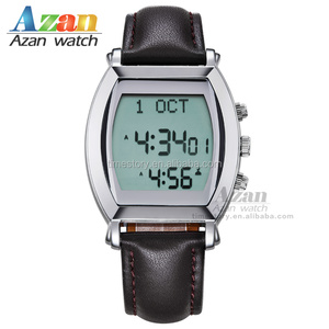 Azan Orologio Da Polso con Cinghia Lunga, direzione e di preghiera qibla compass promemoria, islamico digitale intelligente orologio - Product Image 2