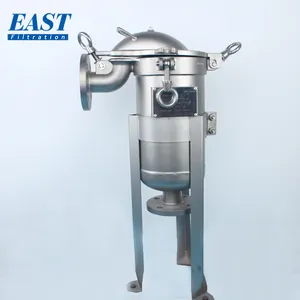 Paint industry filtration liquid filter machine stainless steel water filtering equipment bag filter housing