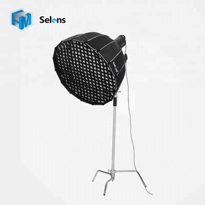 Selens Softbox Parabólico Profundo de 120cm y 16 Varillas con Montura Bowens, de Montaje Rápido, con Rejilla de Panal de Abeja y Modificador Eggcrate para Fotografía de Estudio OEM - Product Image 5