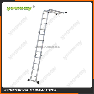 Aluminum Ladder Hinge Ladder 4x4 <strong>Steps</strong> for Home Use Folding <strong>Step</strong> <strong>Stool</strong> with Non-Slip Feets - Product Image 4