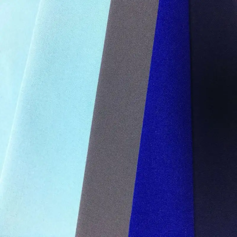 95 polyester 5 elastane bi-stretch fabric/polyester spandex blend fabric for garments and trousers