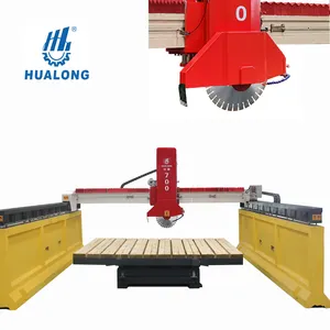 HUALONG Đá Máy Móc HLSQ-700 Granite Đá Cẩm Thạch Cầu Saw Cắt Tấm Máy Với Độ Nghiêng Bảng Cho Bán