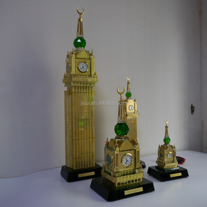 หอนาฬิกาคริสตัลเมกกะ สำหรับงานฝีมือตกแต่งและของขวัญอิสลาม และของขวัญรอมฎอน - Product Image 2