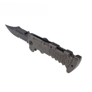 <span class=keywords><strong>2021</strong></span> nouveau Style vente chaude en acier inoxydable pliant Camping couteau survie en plein air sauvetage couteau de poche lame en aluminium OEM EDC utilisation - Product Image 3