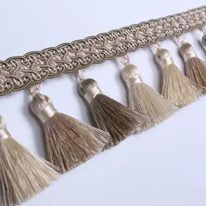 New Elegant Wholesale Curtain Lace Tassel Fringe