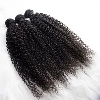 Mongolian Soft Kinky Curly Haar verlängerungen Afro Kinky Human Hair 4A 4B 4C