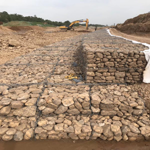 Custo de gabão de parede de pedra galvanizada, quente cachos de gabion