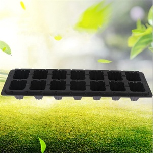 Plateau de pépinière en plastique de jardin de <span class=keywords><strong>serre</strong></span> en PVC PET biodégradable d'approvisionnement d'usine plateau de démarrage de <span class=keywords><strong>semis</strong></span> pour élever des graines et des <span class=keywords><strong>semis</strong></span> - Product Image 4