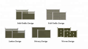 Valla de Madera Compuesta WPC Impermeable para <span class=keywords><strong>Casa</strong></span> Ecológica - Product Image 6