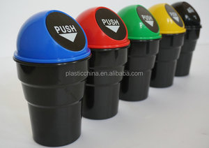Material PP BT05A Promostional <span class=keywords><strong>smart</strong></span> Car mini bin empuje de plástico con tapa abatible - Product Image 6