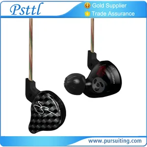 KZ ZST Super Bass HIFI Sound Quality Dynamic In-ear L Curved Earpiece Noise Cancelling Headphone