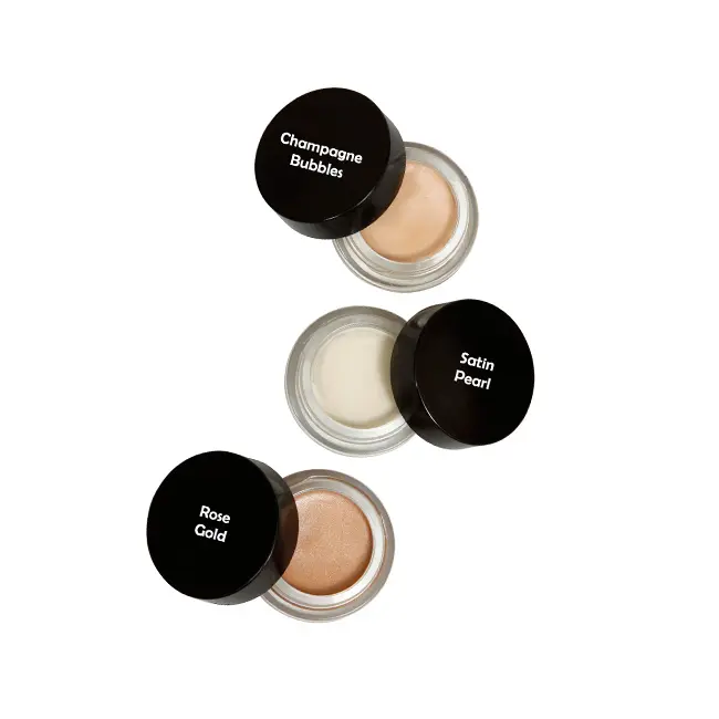 Pot Krim Luminizer Multi Tasking Label Pribadi-Makeup Serbaguna untuk Bibir, Tulang Alis, Pipi, Mata, Dll.