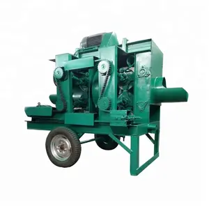 Ring type mobile wood debarker and wood debarker machine