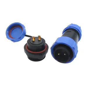 SP2110 SP2111 SP2112 SP2113 SP2116 cable SD21 HE21 Circular Industrial Weipu Threaded IP68 2 pin SP21 waterproof Connector