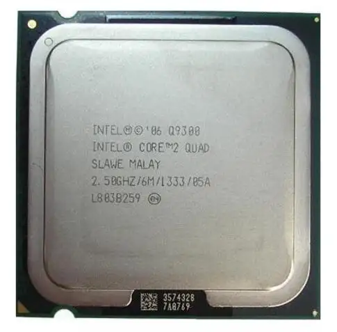 For INTEL CORE 2 QUAD Q9300 Processor 2.5GHz 6MB Cache FSB 1333 Desktop LAG 775 CPU