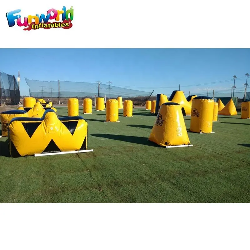 Custom inflatable paintball for adults paintball bunker for sport game