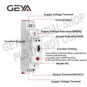 Geya GRT8-LS Cầu Thang Thời gian chuyển đổi chậm trễ chuyển đổi của hành lang đèn cầu thang hẹn giờ chuyển đổi thu nhỏ bảo vệ kín CE CB - Product Image 5