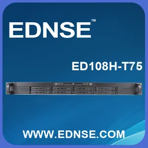 Ednse 1u ed108h-t75 montaje en rack de servidores del chasis