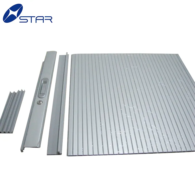 Aluminum roller shutter for kitchen cabinet furniture