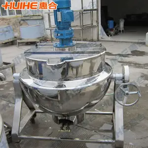 Sugar Syrup Boiler Machine Industrial Jam Jam Making Cooker Machine with Agitator