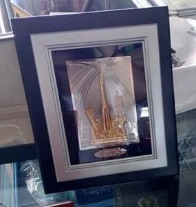 Custom Souvenir Engraved Gold Metal logo Plaque <strong>Plate</strong> with <strong>Enamel</strong> - Product Image 3