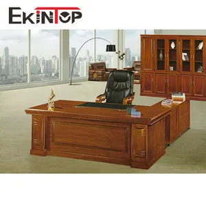 Table de bureau avec design de marbre Antique, décoration vintage, simple et robuste