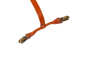 Venta al por mayor, elástico Y-Top genuino grano Delgado <span class=keywords><strong>tirantes</strong></span> de cuero marrón para hombres - Product Image 3