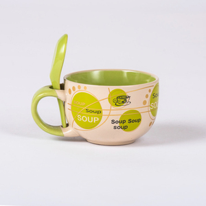 16 oz <span class=keywords><strong>tasse</strong></span> <span class=keywords><strong>en</strong></span> céramique avec cuillère <span class=keywords><strong>en</strong></span> <span class=keywords><strong>grès</strong></span> <span class=keywords><strong>tasse</strong></span> protection de L'environnement <span class=keywords><strong>café</strong></span> <span class=keywords><strong>tasse</strong></span> - Product Image 4