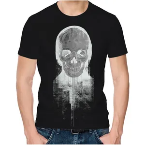 T-shirt pour homme, modèle été 2021, fabrication tendance, motif ancien crâne