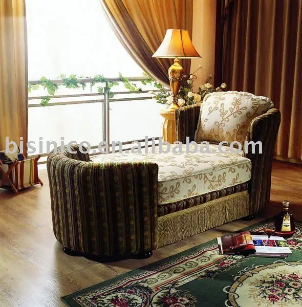 Cama de sofá do estilo americano antigo, cama muito confortável e nobre