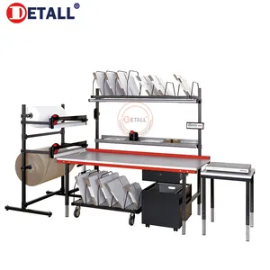 Detall-Chiều Cao Điều Chỉnh Công Nghiệp Đóng Gói Bảng Đối Với Kho Với Carton Ball