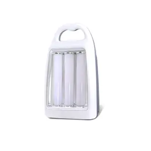 Linterna LED portátil de emergencia con batería de plomo y ácido sellada, lámpara de emergencia recargable con tubo LED, 6V, 4Ah