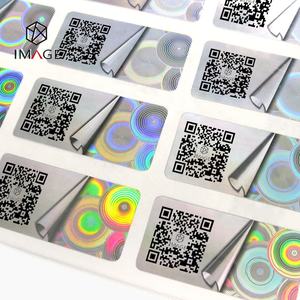 Stiker Hologram Keamanan Kode QR/Kode QR/Kode Batang Dapat Dicetak Khusus - Product Image 3
