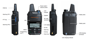 Kydera DMR Radio numérique talkie-walkie DR-350 fonction d'enregistrement avec chargeur CE FCC ROSH Wolkie Tolkie USB C - Product Image 6