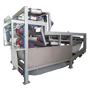 Perfecte riem slibontwatering filter persmachine/oud papier pulp apparatuur voor het recycleren