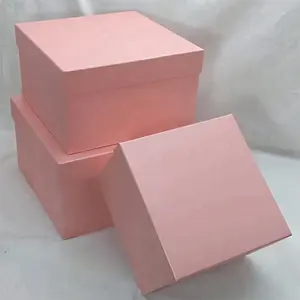 Gift Box Design Square Large Business Pink Gift Box Basketball And Football Packaging Box Wholesale