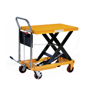 Mesa elevadora de tijera hidráulica de 4 ruedas, plataforma elevadora de 1 tonelada-3 toneladas - Product Image 1