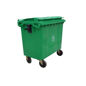 Contenedor de <span class=keywords><strong>Basura</strong></span> de 660 <span class=keywords><strong>Litros</strong></span>, Cumple con la Norma EN840, Fabricado en HDPE - Product Image 2