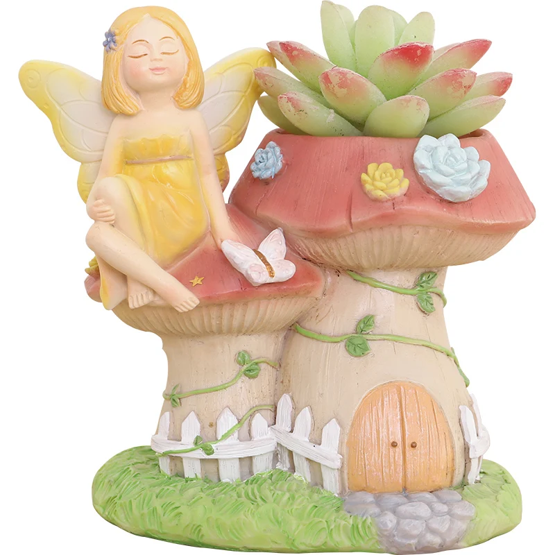 Roogo каучуковый горшок, сказочные садовые цветочные горшки