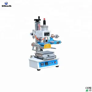 Hot Stamping Foil Máy Cho Da Gỗ Da Máy Dập