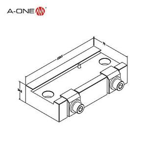 A-ONEジグEDMツーリングシステム5軸機械加工金属切削工具erowaまたはシステム3Rダブテールフィクスチャ