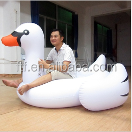 Personalizado barato inflable PVC Cisne pato plataforma flotante piscina tubo flotadores para adultos bebés lago playa juegos de agua - Product Image 2