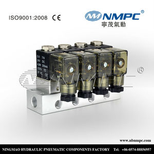 De alta calidad de 3 vías válvula neumática de Grupo válvula 3V1-06, flujo de orificio: 1.0 o 1.5mm, aire, normalmente Cerrado - Product Image 1