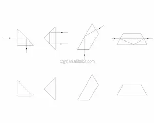 45 درجة الحق زاوية موشور