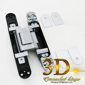 100-160kg heavy duty wood door 3d hinge adjustable in three way, concealed hinge OEM supplier