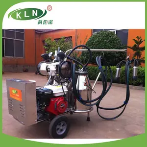 KLN double bucket gasoline engine milking machine for cow