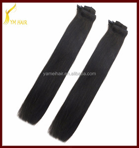 18 inch 20 inch 22 inch doppel gezogen vollen kopf jungfrau <span class=keywords><strong>remy</strong></span> indische clip in haar verlängerung von hoher qualität haar - Product Image 2